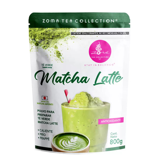 Zoma Tea Matcha Latte No Sugar Added 800 g