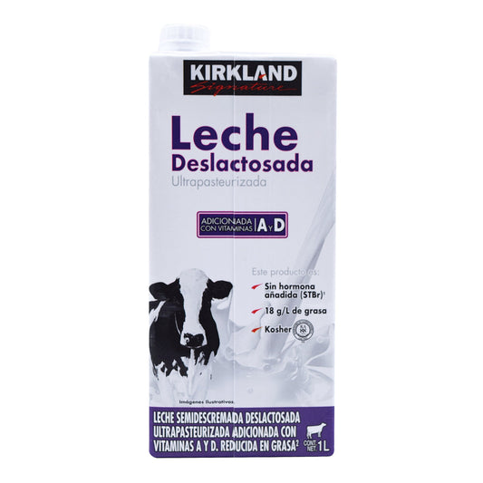 Kirkland Signature Lactose- Free Low-Fat Milk, 12-pack,  1L