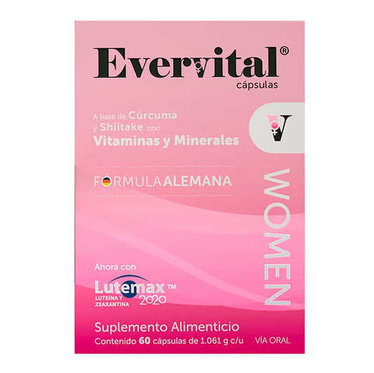 Evervital Women Multivitamin and Mineral Supplement – 60 Capsules