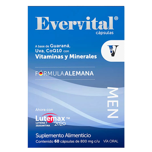 Evervital Men Vitamins & Minerals (60 Capsules)