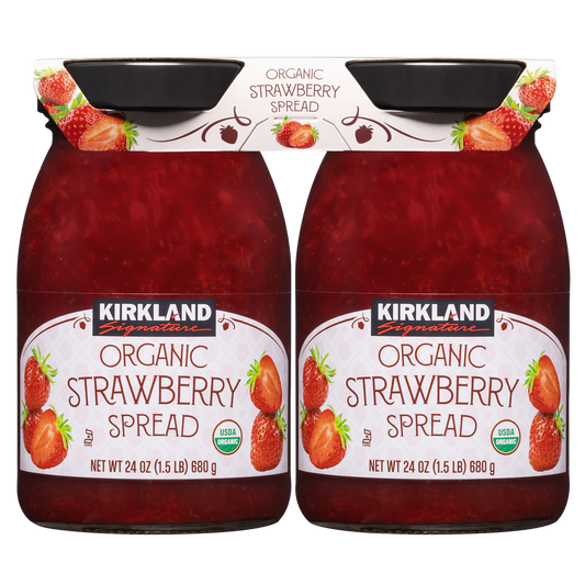 Kirkland Signature Organic Strawberry Spread, 24 oz, 2 ct
