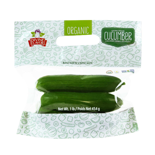 Divine Flavor Organic Persian Cucumber 908g