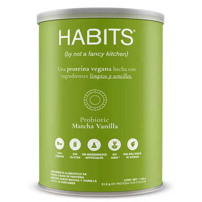 Habits Probiotic Plant Protein - Matcha Vanilla (1.22 kg)