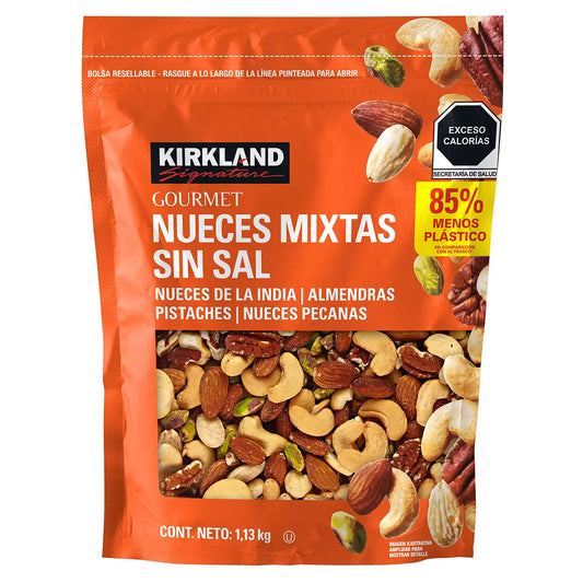 Kirkland Signature Unsalted Mixed Nuts 2.5lbs