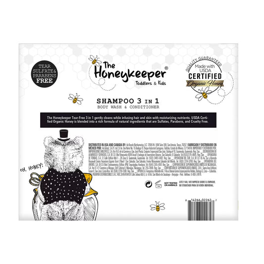The Honeykeeper 3-in-1 Shampoo with Honey (3-pack, 700 ml each)