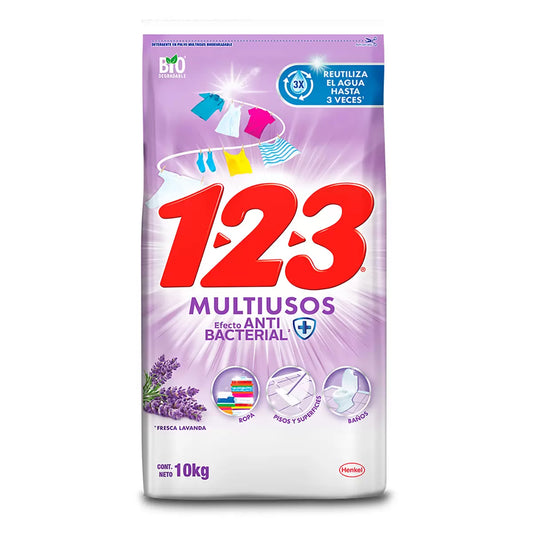 123 All-Purpose Soap Lavender Scent 10 kg