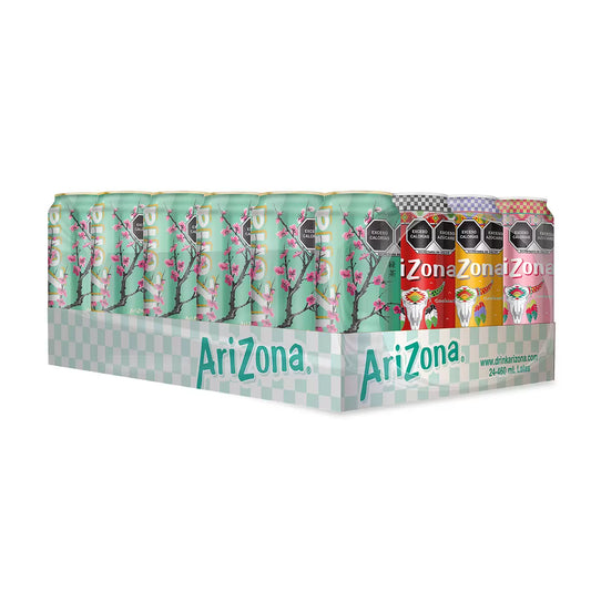 Arizona Assorted Flavors Tea, 24 cans of 460 ml