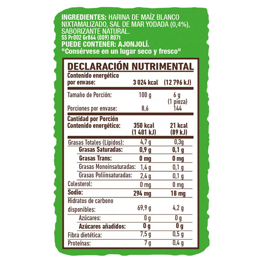 Sanissimo Baked Tostadas 48 packets