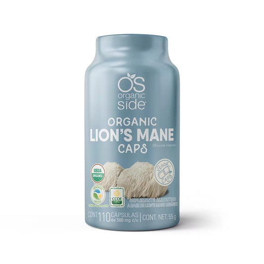 Organic Side Lion's Mane 110 Vegetable Capsules