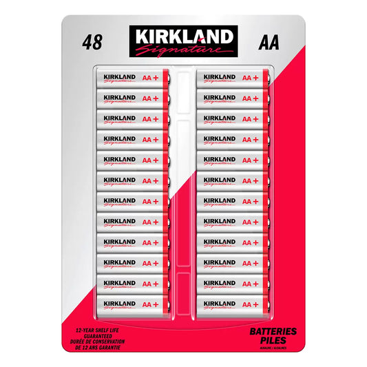 Kirkland Signature, 48-pack AA Alkaline Batteries