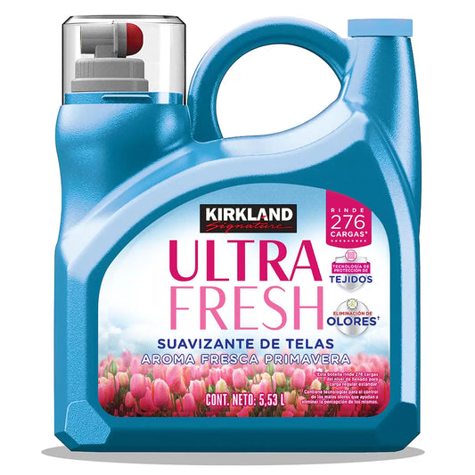 Kirkland Signature Ultra Fresh Premium Fabric Conditioner, 276 Loads, 187 fl oz