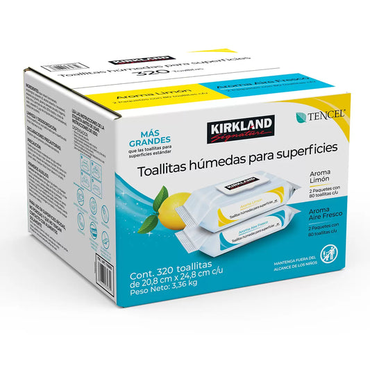 Kirkland Signature Multipurpose Surface Wipes 4 Packs