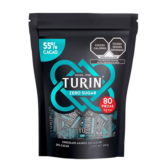 Turín Dark Chocolate, Sugar-Free, 400 g