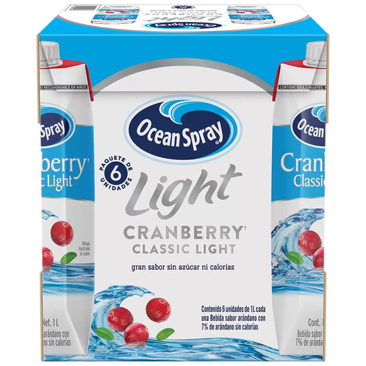 Ocean Spray Cranberry Juice Light 6 pz /1L