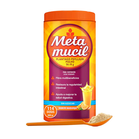 Metamucil Orange Flavor Psyllium Husk, 660