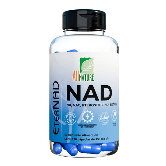 All Nature NAD EterNAD – 120 Capsules, 750mg Each
