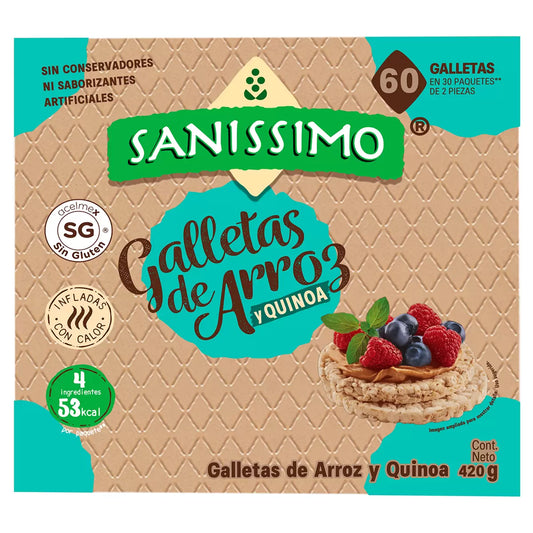 Organic Rice Crackers 30 packets - 12g