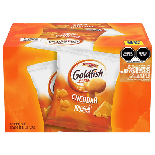 Pepperidge Farm Goldfish Baked Snack Crackers, Cheddar Cheese Flavor 1.2 kg