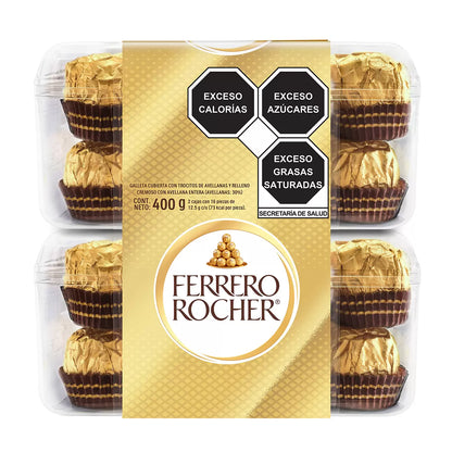 Ferrero Rocher Hazelnut Chocolates (32 ct, 12.5 g each)