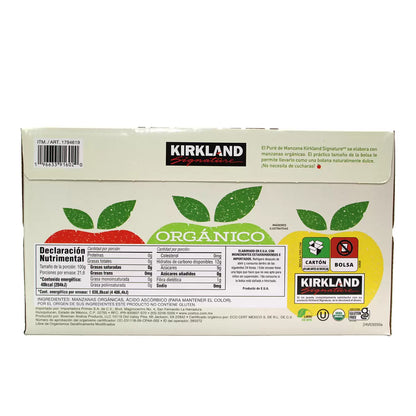 Kirkland Signature Organic Applesauce 24 x 90 g pouches