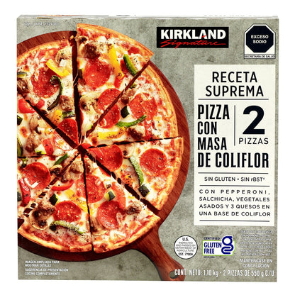 Kirkland Signature Cauliflower Crust Supreme Pizza (2 ct)