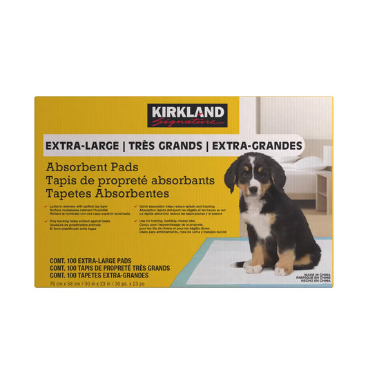 Kirkland Signature Extra Large Dog Training Pads - 100 Count