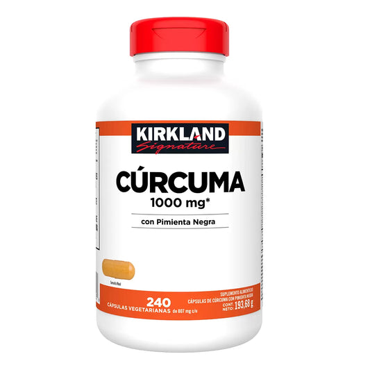 Kirkland Signature Turmeric 1000 mg with Black Pepper – 240 Capsules