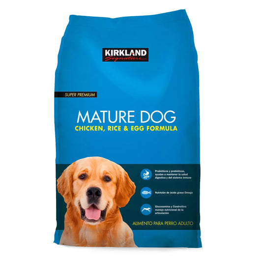Kirkland Signature Mature Dog Chicken, Rice & Egg Formula 18.1kg