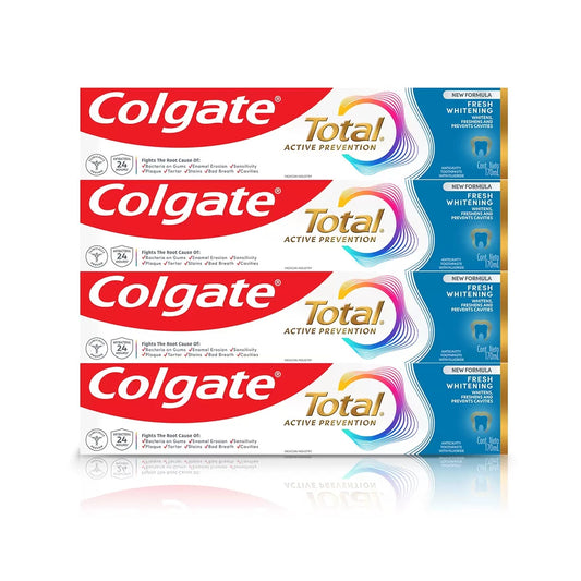 Colgate Total Active Fresh Toothpaste (4-pack, 170 ml each)