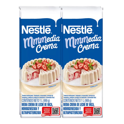 Nestlé Media Crema (4-pack, 1 L each)