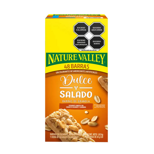 Nature Valley Peanut Coated Bars – 48 Bars of 34 g Each