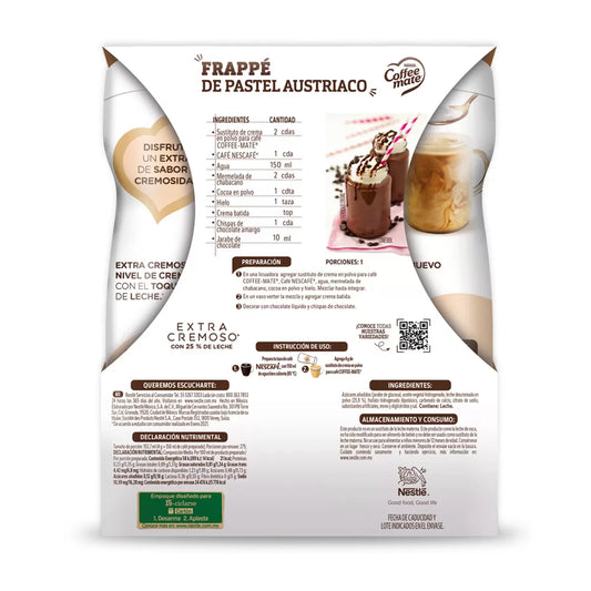 Coffee Mate Extra Creamy Powdered Creamer 2 / 550g
