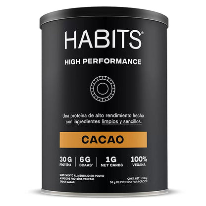 Habits High Performance Cacao Flavored Plant Protein (1.185 kg)
