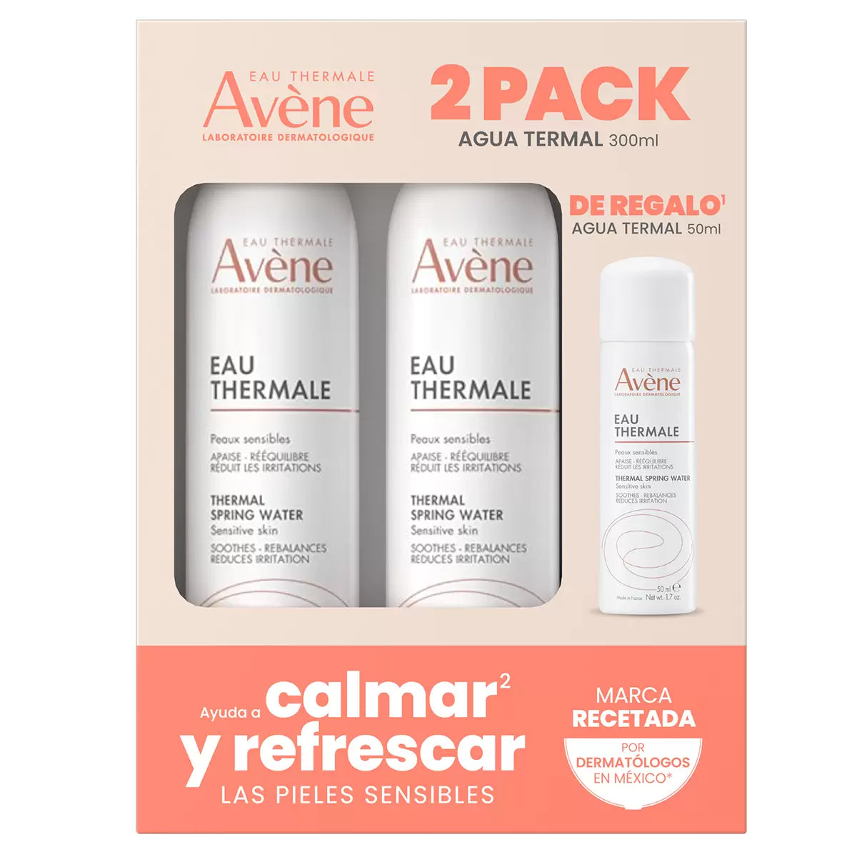 Avène Thermal Spring Water Kit (2 x 300 ml + 50 ml)