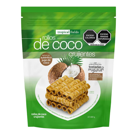 Tropical Fields Crispy Coconut Rolls, 400 g