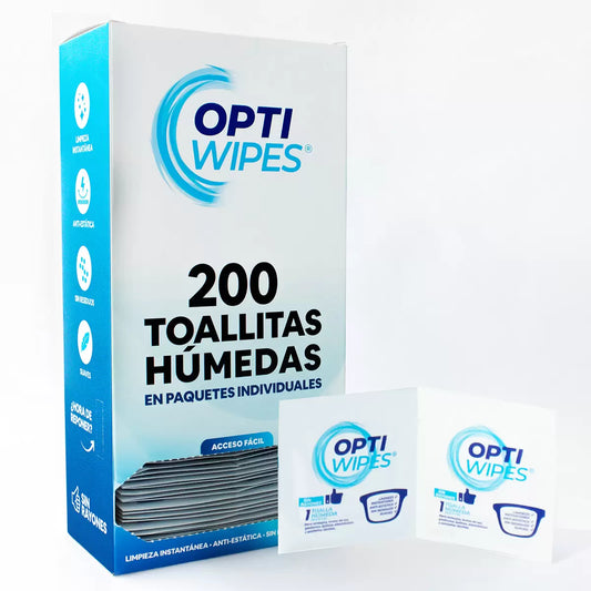Optiwipes Individually Wrapped Wet Wipes 200-Count