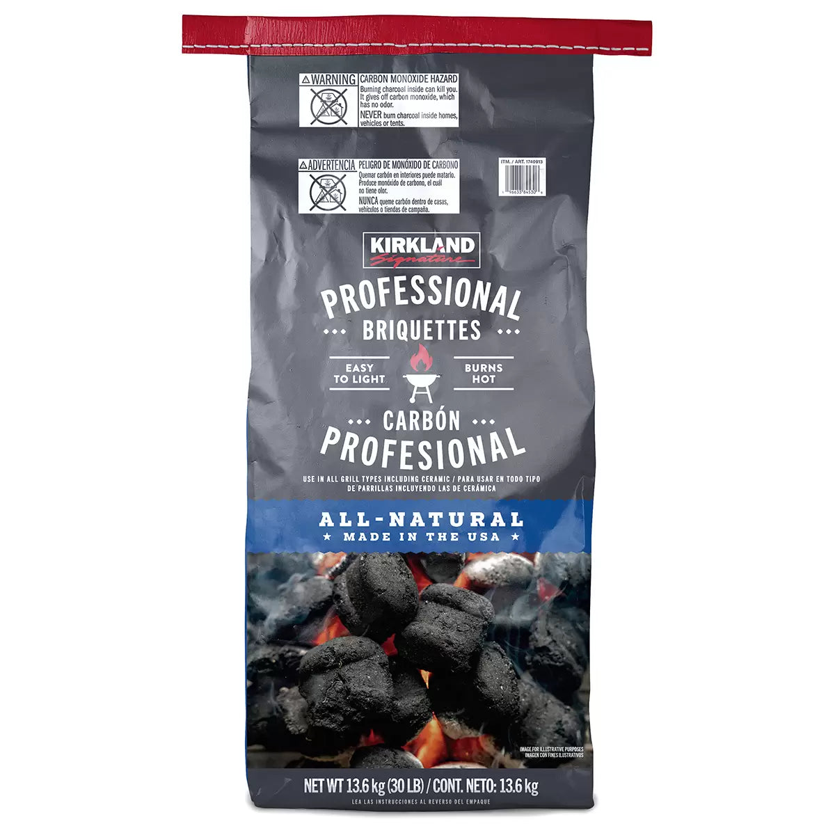 Kirkland Signature Charcoal Briquettes 13 kg