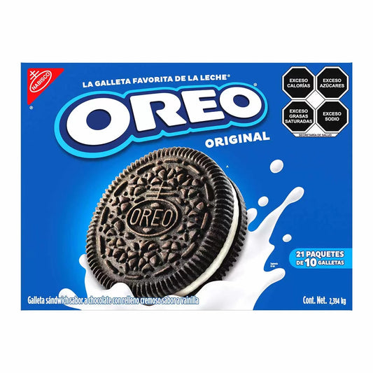 Oreo Chocolate & Vanilla Creme Sandwich Cookies - 21 Count (114g Packs)