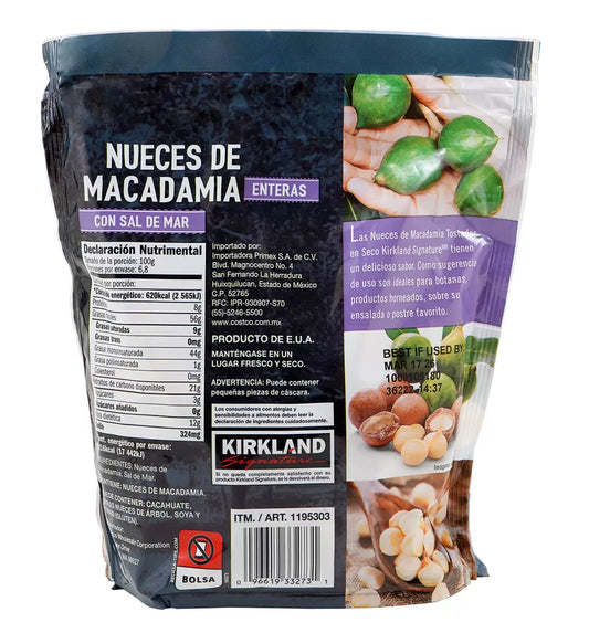 Kirkland Signature Sea Salt Macadamia Nuts 680g