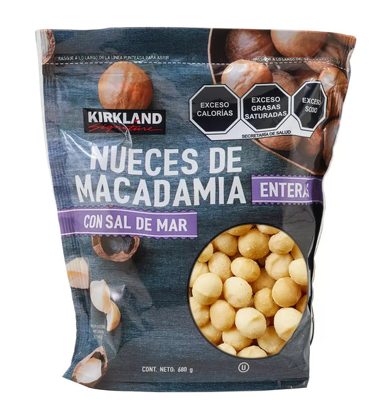 Kirkland Signature Sea Salt Macadamia Nuts 680g