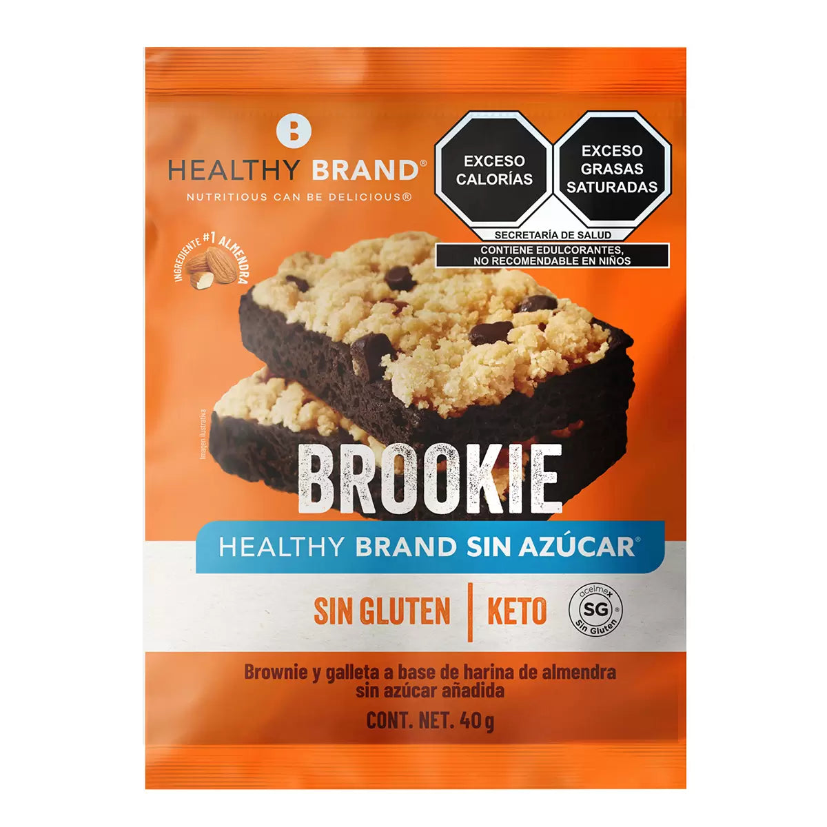 Healthy Brand Keto, Gluten-Free Brownies 10 / 40g