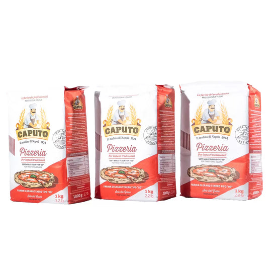 Caputo Pizzeria Flour (3-pack, 1 kg each)