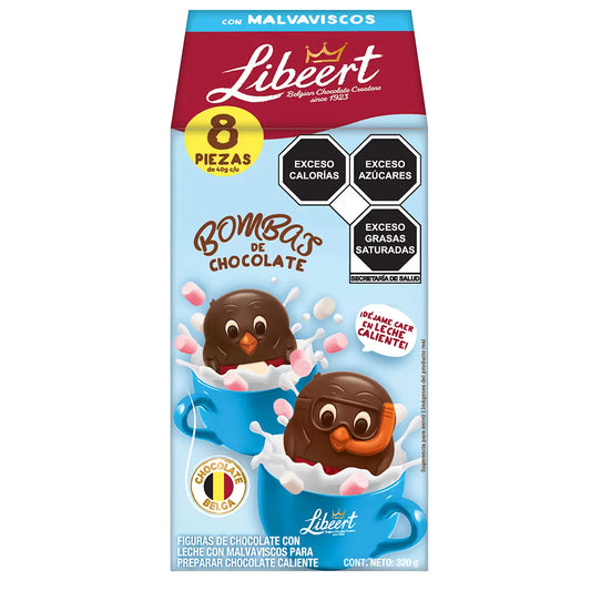 Libeert Belgian Chocolate Bombs with Marshmallows 320 g