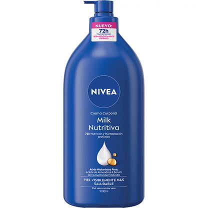 Nivea Body Milk Body Cream (2 bottles, 1 L each + 100 ml)