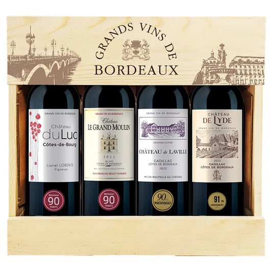 Red Wines Grands Vins de Bordeaux 4/750ml
