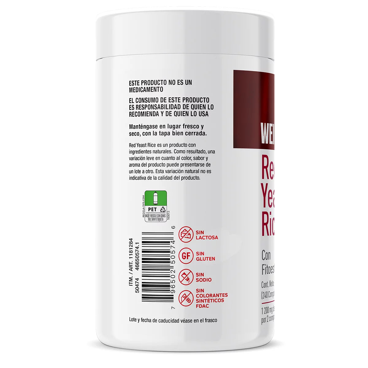 Weider Red Yeast Rice Dietetic Supplement – 240 Tablets