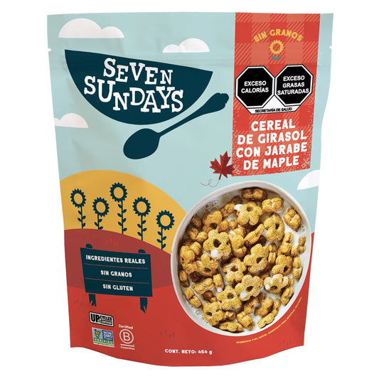 Seven Sundays Maple Honey Sunflower Cereal 454 g