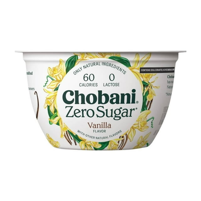 Chobani Zero Sugar Vanilla Greek Yogurt - 150g (5.3 oz)