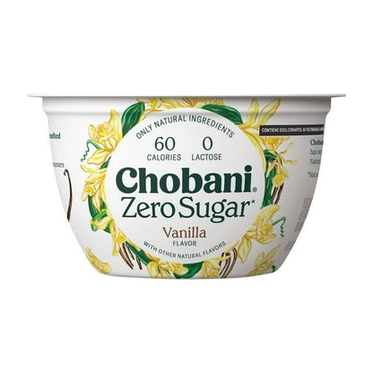Chobani Zero Sugar Vanilla Greek Yogurt - 150g (5.3 oz)