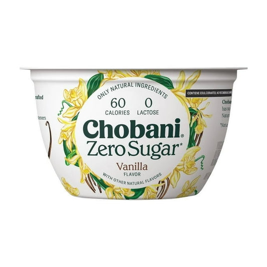 Chobani Zero Sugar Vanilla Greek Yogurt - 150g (5.3 oz)